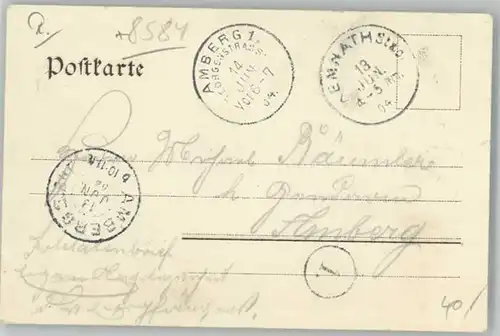 Kemnath Stadt Feldpost x 1904