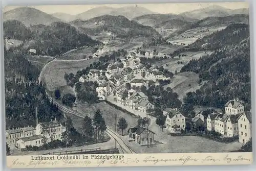 Goldmuehl Fichtelgebirge Goldmuehl Fichtelgebirge  x 1929 / Bad Berneck i.Fichtelgeb. /Bayreuth LKR