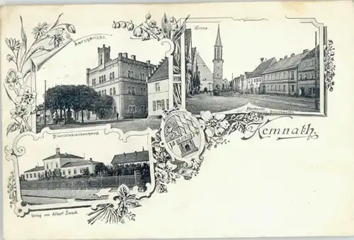 Kemnath Stadt Amtsgericht Krankenhaus x 1907