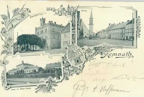 Kemnath Stadt Amtsgericht Krankenhaus x 1899