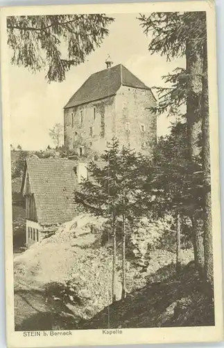 Stein Fichtelgebirge Kapelle x 1911