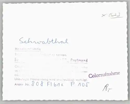 Schwabthal Fliegeraufnahme * 1961