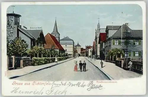 Lichtenfels Bayern Lichtenfels Bayern Bambergerstrasse x 1903 / Lichtenfels /Lichtenfels LKR