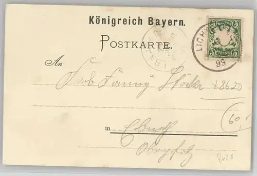 Lichtenfels Bayern Vierzehnheiligen x 1899