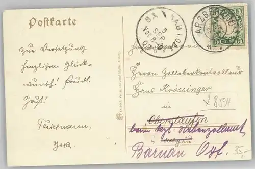 Arzberg Oberfranken Arzberg Oberfranken  x 1908 / Arzberg /Wunsiedel LKR