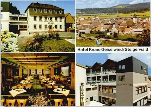 Geiselwind Hotel Gasthof Krone * 1970