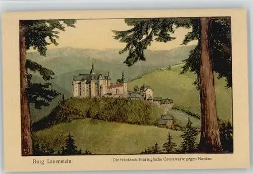Ludwigsstadt Burg Lauenstein *