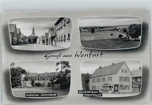 Wonfurt Geschaeftshaus Wagenhaeuser Edeka *