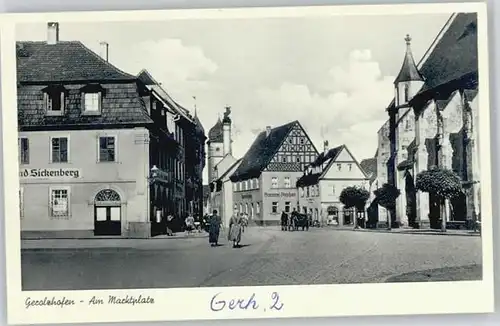 Gerolzhofen Marktplatz Brauerei Stephan *