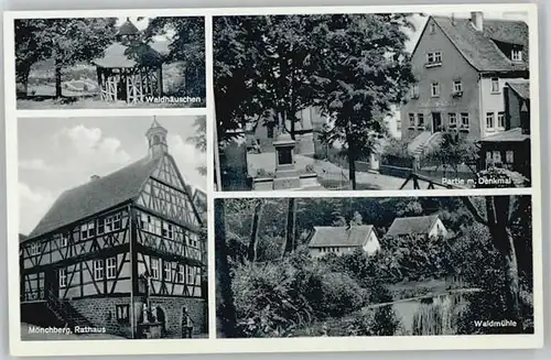 Moenchberg Spessart Rathaus Waldmuehle *