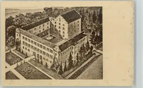 Hochaltingen Kloster Schule Kuenstlerkarte *