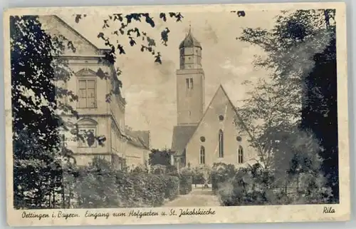 Oettingen Hofgarten St. Jakobskirche x