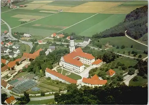 Moenchsdeggingen Fliegeraufnahme Kloster Mariannhiller *