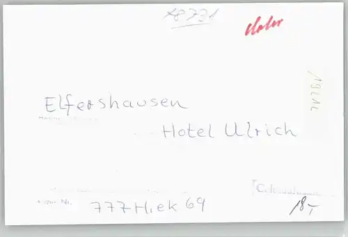 Elfershausen Unterfranken Hotel Ulrich *