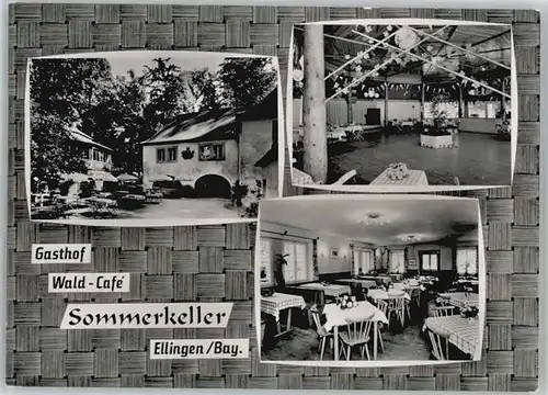 Ellingen Bayern Cafe Gasthof Sommerkeller *