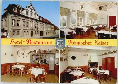 Ellingen Bayern Hotel Restaurant Roemischer Kaiser *