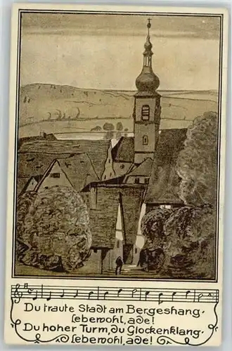 Rothenfels Unterfranken Rothenfels Unterfranken Kuenstlerkarte Lied x / Rothenfels /Main-Spessart LKR