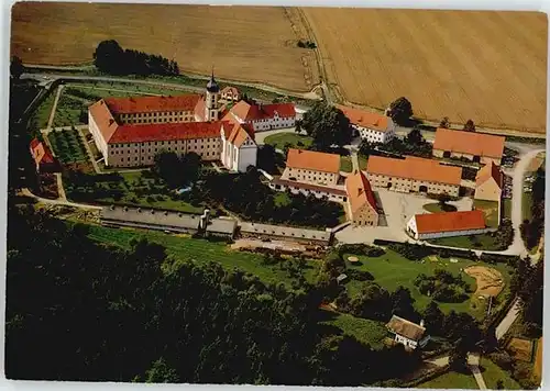 Gessertshausen Fliegeraufnahme Abtei Oberschoenenfeld *