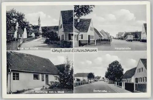 Echenbrunn Donau Hauptstrasse Handlung L. Mack Dorfstrasse *