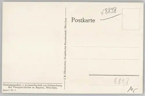 Schrobenhausen Postillon Froehlich Gemaelde *