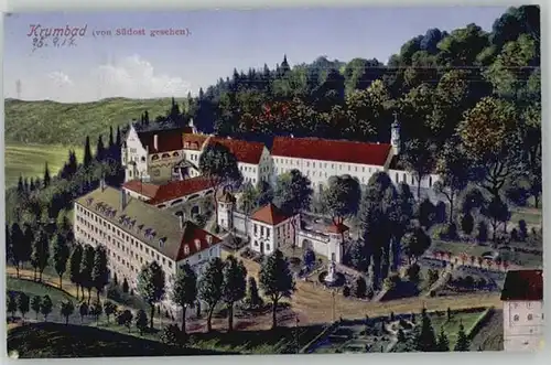 Krumbach Schwaben Krumbad Kuenstlerkarte x