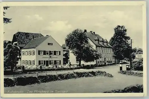 Rohrbrunn Wirtshaus Spessart *