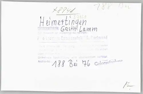 Heimertingen Gasthaus Lamm *