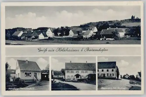 Batzenhofen Batzenhofen Holzhausen Gaststaette Wollmann x / Gersthofen /Augsburg LKR