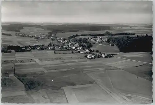 Markt Wald Fliegeraufnahme o 1954