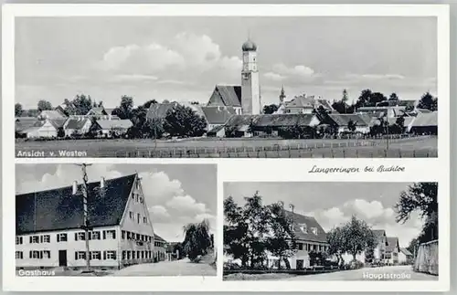 Langerringen Gasthaus Hauptstrasse o 1921-1965