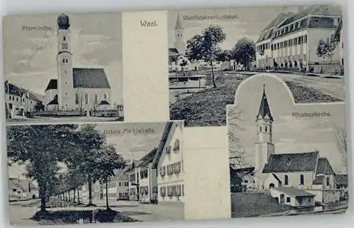 Waal Pfarrkirche Nikolauskirche x 1920