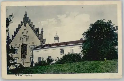 Igling Schloss Igling Kuenstlerkarte x 1890-1920