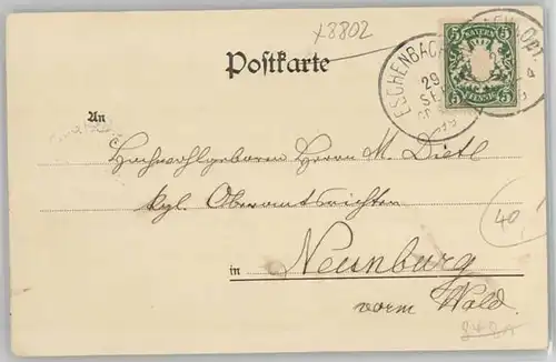 Eschenbach Oberpfalz  x 1899