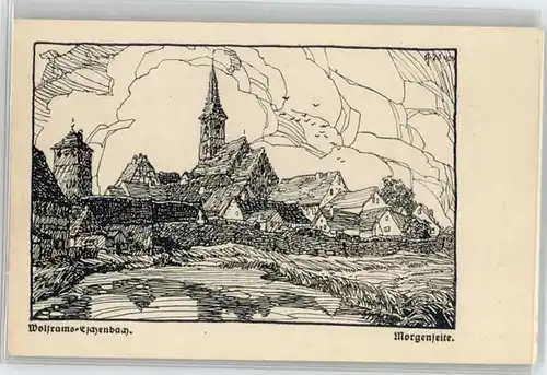 Wolframs-Eschenbach Wolframs-Eschenbach Kuenstlerkarte ungelaufen ca. 1920 / Wolframs-Eschenbach /Ansbach LKR