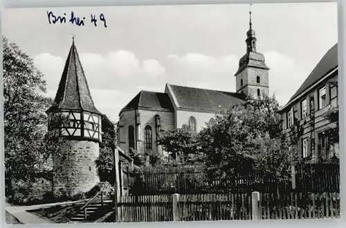 Burgbernheim Burgbernheim  ungelaufen ca. 1955 / Burgbernheim /Neustadt Aisch-Bad Windsheim LKR