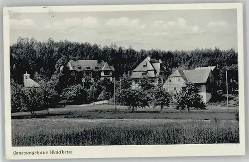 Obernzenn Genesungshaus Waldheim x 1955