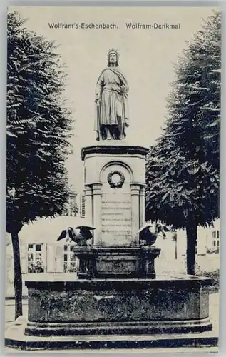 Wolframs-Eschenbach Wolframs-Eschenbach Wolfram Denkmal  ungelaufen ca. 1910 / Wolframs-Eschenbach /Ansbach LKR