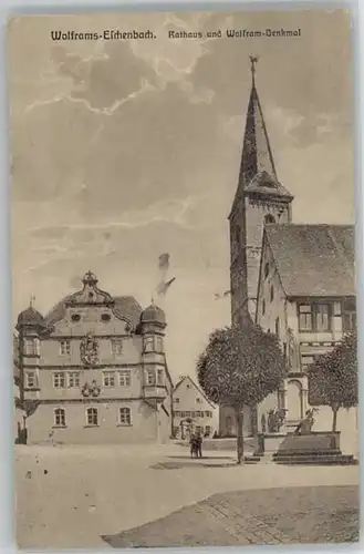 Wolframs-Eschenbach Rathaus Wolframs Denkmal  x 1930