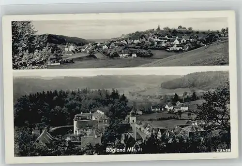 Ruegland Ruegland  x 1934 / Ruegland /Ansbach LKR