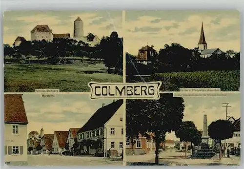 Colmberg Colmberg Schloss  x 1911 / Colmberg /Ansbach LKR