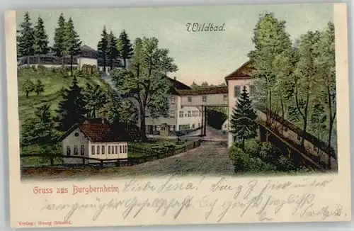 Burgbernheim Burgbernheim Wildbad x 1903 / Burgbernheim /Neustadt Aisch-Bad Windsheim LKR