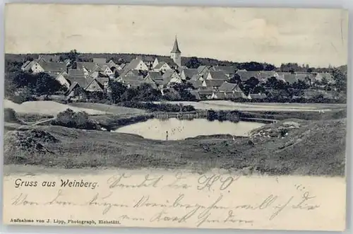 Weinberg Mittelfranken Weinberg Mittelfranken  x 1904 / Ansbach /Ansbach LKR