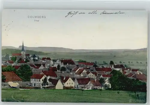 Colmberg Colmberg Feldpost x 1916 / Colmberg /Ansbach LKR