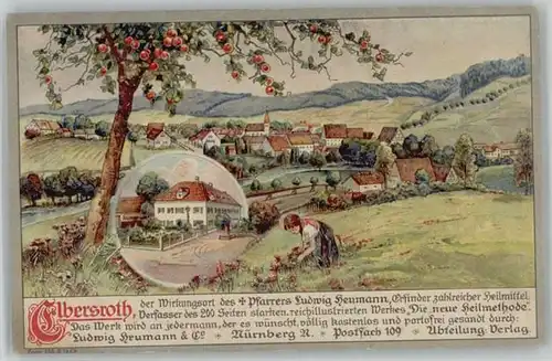 Elbersroth Elbersroth  ungelaufen ca. 1920 / Herrieden /Ansbach LKR