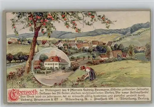 Elbersroth Elbersroth  ungelaufen ca. 1920 / Herrieden /Ansbach LKR