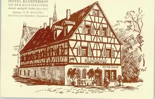 Heilsbronn Heilsbronn Hotel Klosterhof   / Heilsbronn /Ansbach LKR