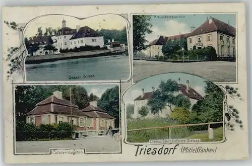 we22293 Triesdorf  Weisses Schloss  x 1910 Kategorie. Weidenbach Alte Ansichtskarten