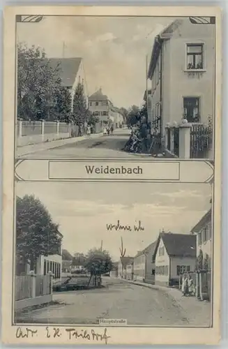 Weidenbach Mittelfranken  x 1913