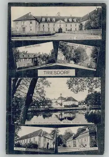 Triesdorf  Rotes Schloss Weisses Schloss Reithalle x 1921 / Weidenbach /Ansbach LKR