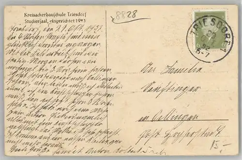 we22307 Triesdorf   x 1932 Kategorie. Weidenbach Alte Ansichtskarten